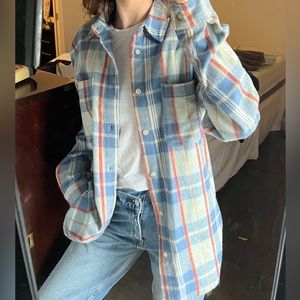Zara soft oversized button down